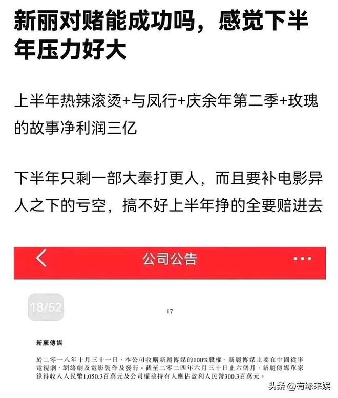 新丽被王鹤棣坑惨了！《大奉打更人》这么扑，于正早就给出了答案__新丽被王鹤棣坑惨了！《大奉打更人》这么扑，于正早就给出了答案